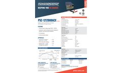 Power Sonic - Model PSC-1212000ACX - Sealed Lead Acid (VRLA) Switch-Mode Battery Chargers Datasheet