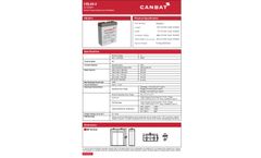 Canbat - Model CBL65-2 - 2V 65AH General Purpose Sealed Lead Acid Battery - Brochure
