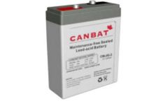 Canbat - Model CBL65-2 - 2V 65AH General Purpose Sealed Lead Acid Battery