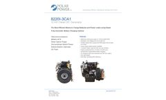 Polar Power - Model 8220I-3CA1 - 10 kw Diesel DC Generator Brochure