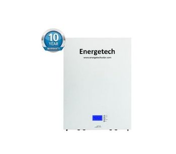 Energetech Solar - 7.5KWh 51.2V 150Ah LiFePO4 Lithium Battery Energy Storage System
