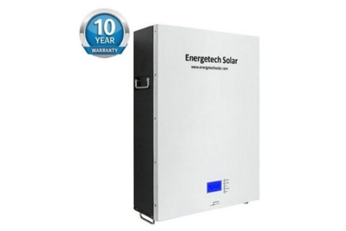 Energetech Solar - 10KWh 51.2V 200Ah LiFePO4 Lithium Battery Solar Energy Storage System