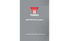 Motorcycle Batteries - Brochure
