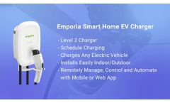 Emporia Level 2, 48 Amp Smart Home EV Charger - Video