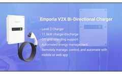 Emporia V2X Bi-Directional Charger - Video
