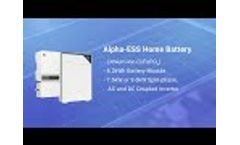 Emporia Alpha-ESS Home Battery System - Video