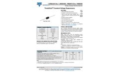 TransZorb - 1.5KE6.8A THRU 1.5KE540A, 1N6267A THRU 1N6303A Transient Voltage Suppressors Datasheet