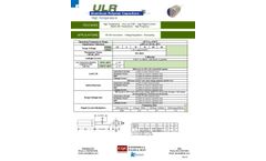 CDE - Model ULR - Aluminum Polymer Capacitors - Brochure