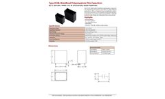 CDE - Model 953B - Metallized Polypropylene Film Capacitors - Brochure