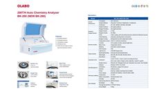 OLABO - Model BK-200 (NEW BK-280) - Auto Chemistry Analyzer Datasheet