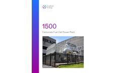 FuelCell Energy - Model 1500 - 1.4 MW Carbonate Fuel Cell Power Plant Datasheet