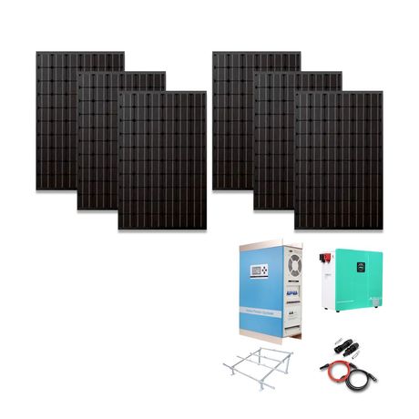 Hanse - 6kw Solar Panel Kit with Lithium Battery and Inverter