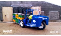 Combilift - COMBi-RT - Rough Terrain and Live feed forklift - Poultry and Agriculture - Video