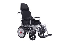 Youjian - Electric Steel Tube High Backrest Wheelchair