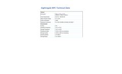 Nightingale - Model MPC - Monitoring System Datasheet
