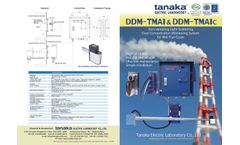 Tanaka - Model DDM-TMA1 & DDM-TMA1c - Catalogue