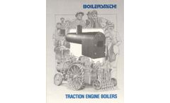 Boilersmith - Model TR2 Series - All-Welded Replacement Boilers for Traction Engines - Brochure