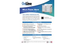 OnLine Power - Emergency Lighting Inverters - Brochure