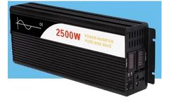 ZHCSolar - 2500W Pure Sine Wave Solar Power Inverter DC 12V 24V 48V to AC 110V 220V Digital Display