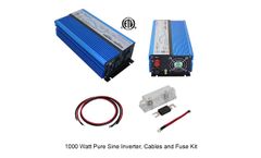 1000 Watt Pure Sine Power Inverter Kit