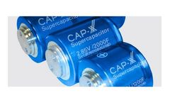 CAP-XX - Model GY12R8 - Large Cylindrical Cell Supercapacitor