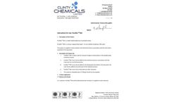 Clinty Chemicals - Model Purafloc - Liquid Powder Activated Carbon Technical Datasheet