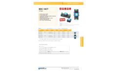 Bicker - Model BDC-1005CT - Fully Encapsulated DC/DC Converter - Brochure