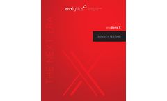 Eralytics - Model eradens X - Precision Density Meter Datasheet