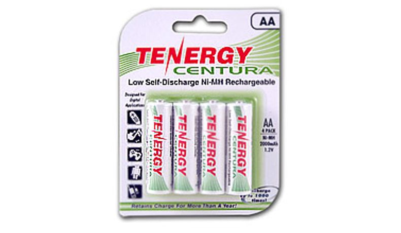 Model 10321 - Card: 4 Tenergy Centura 1.2V 2000mAh Ni-MH AA Rechargeable Batteries – Low Self Discharge