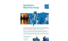 Aquastream Mixed Flow Pumps - Product Brochure