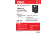 Model VALUSINE - Compact Central Lighting Inverter - 500 to 2100 Watts - Datasheet