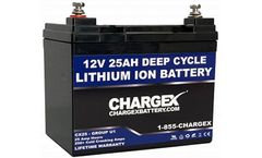 CHARGEX - Model CX25 - 12-LIB-25 - 12V 25AH Lithium Ion Battery