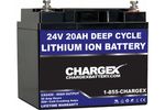 CHARGEX - Model CX2420 - 24-LIB-20 - 24V 20AH Lithium Ion Battery