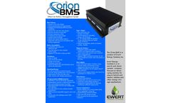 Orion - Model BMS (Original) - Lithium Ion Battery Management System - Brochure