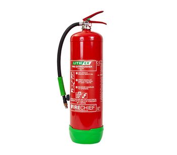 Firechief - Model FLE9 - 9ltr Lithium Battery Fire Extinguisher