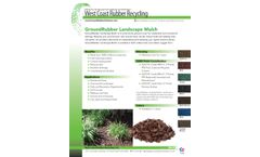 GroundRubber - Landscape Mulch - Brochure