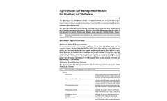Agricultural/Turf Management Module Brochure