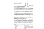 Wireless Leaf & Soil Moisture/Temperature Station - Specification Sheet