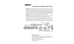Mega-Lite Utility Instructions - Brochure