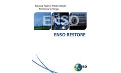 ENSO - Model RESTORE - Natural Biodegradation of Plastics Brochure