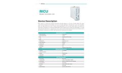 inavitas - Model MCU - Master Controller Unit - Brochure