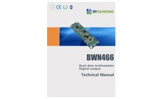 BWSENSING Dual-axis Inclinometer BWN466 - Manual