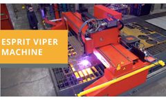 Viper profile CNC Plasma Cutting Machine - Esprit Automation - Video