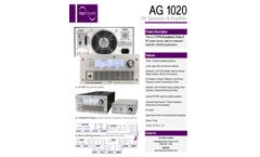 AG 1020 RF Power Source Brochure