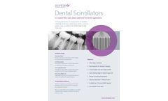 Scintacor - Dental Caesium Iodide (CsI) Scintillators - Brochure