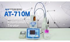 Automatic Potentiometric Titrator, AT-710M, AT-710S by Kyoto Electronics(KEM) - Video