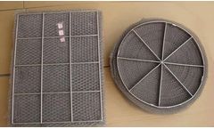 Drahtgeflecht - Model 304 and SS 316 - Stainless Steel Knit Wire Mesh Pad Demisters with Steel Bar Support Grid