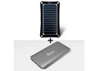Lightweight 7.5W Usb Portable Solar Panel + 10.000 Mah Powerbank Bundle