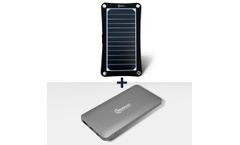 Lightweight 7.5W Usb Portable Solar Panel + 10.000 Mah Powerbank Bundle