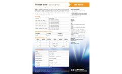 TITANIUM Grade 1 - Data Sheet